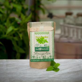 Preview: Saatgut Set Zitronenmelisse Komplett-Set - Kräutergarten Anzucht im Aussenbereich mit Gartenerde Samen Anleitung Pflanzstäbchen - bis 10 Pflanzen