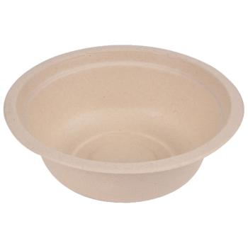 Preview: Zuckerrohr Schüsseln 24er-Set - Biologisch abbaubar & kompostierbar für Party & Catering - 350 ml, robust, für Heiss- & Kaltes geeignet