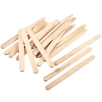 Eisstiele aus Holz 100er-Set - perfekt für selbstgemachtes Eis am Stiel - ideal für Kindergeburtstage, Gartenfeste, Sommerpartys - 11,5 cm lang