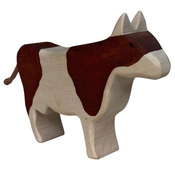 Preview: Weihnachtskrippe Tier-Set - Holzfiguren Handgefertigt - 3 Schafe, Ochse, Esel - Nachhaltig, Bio-Öl, Sichere Materialien - Für Krippenszene, Kinder