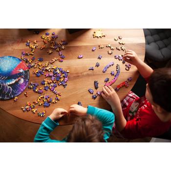 Preview: Sternzeichen Holz Puzzle Skorpion - 180 Teile - Horoskop Ø 24 cm - Birkenholz - Entspannung - Geschenk - Gedächtnistraining - Für Puzzle-Anfänger & Profis