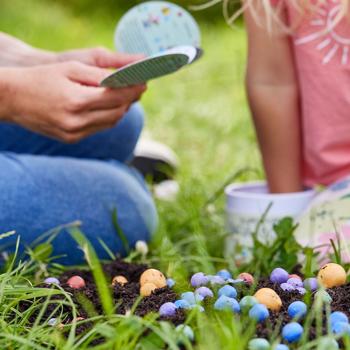 Preview: Blumenmurmeln Naturabenteuer - 100er Set Wildblumen-Mischung für blühenden Garten - Handgefertigt, inkl. Saatgut & Anleitung - Unterstützt Insektenvielfalt