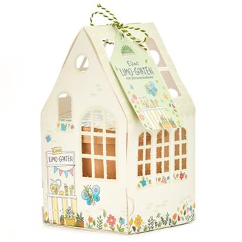 Preview: Zitronenmelisse Anzucht-Set Gewächshäuschen - Für Kinder & Erwachsene, spielerisch Gärtnern & Natur entdecken - Inkl. Bio-Saatgut, Topf, Pflanzsubtrat