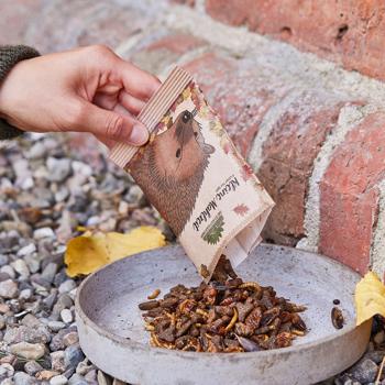 Preview: Igelfutter Kleine Mahlzeit für Igel - Proteinreich & Getreidefrei mit Insekten - 25g Packung - Unterstützung für Igel in kalter Jahreszeit