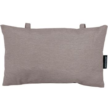 Preview: 4er-Set Universelles Kopfkissen für Garten- und Liegestühle, ca. 24 x 40 cm, taupe, für höchsten Komfort & Entspannung, stilvoll & langlebig