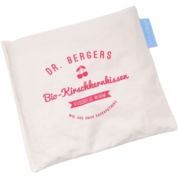 Preview: 2er-Set Bequemes Bio-Kirschkern, 25x25 cm - Natürliches Wärme- & Kältekissen für Bauch, Rücken, Nacken & Schulter - Kissenbezug Bio-Baumwolle