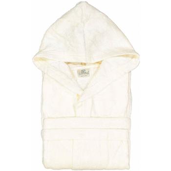 Bademantel Le Betulle XXL unisex - 70% Birken-/Lärchenholz & 30% Baumwolle - Elfenbein - OEKO-TEX zertifiziert - Patentiert - 500g/m²