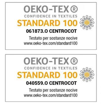 Preview: Bademantel Unisex Le Betulle - Weicher Holzfaser 70% & Baumwolle 30% - Grösse L, Elfenbein - OEKO-TEX, patentierte Herstellung in Italien - Für sensible Haut