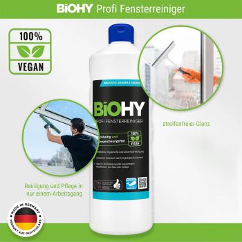 Preview: 2er-Set Profi-Fensterreiniger-Konzentrat - Streifenfreier Glanz für Glas & Spiegel - 100% vegan - Ohne Mikroplastik - je 1 Liter Inhalt - Made in Germany