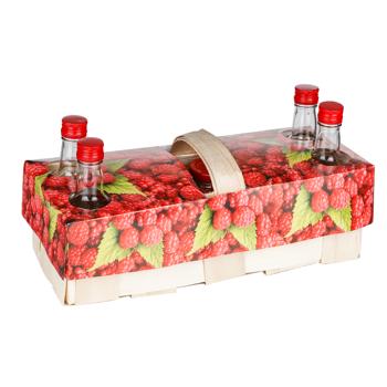 Preview: Charmantes Einmachgläser Set, 13-teilig, mit Holzkorb – Dekorative Flaschen und Marmeladengläser, für stilvolle Aufbewahrung