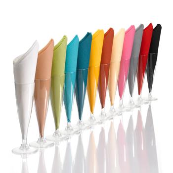 Preview: 40er-Set Papier Servietten - Smaragdgrün 38x38 cm - 2-lagig weich saugfähig - Ideal für Partys Geburtstage Familienfeiern - Premium Servietten CHX3170