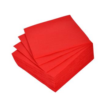 40er-Set Premium Papier Servietten - 2-lagig, rot, 38x38 cm - Weich, saugfähig & elegant - Ideal für Partys, Geburtstage & Geschenkekörbe