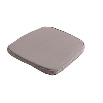 Preview: Stuhlkissen Outdoor 4er-Set - Bequeme Sitzkissen für Garten & Esszimmer - UV-Schutz, 48x48 cm, recycelt, taupe, Made in Europe