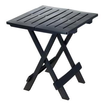 Mobiler Camping-Klapptisch, 43x45x50 cm, schwarz – Leicht & transportabel, idealer Beistelltisch für Outdoor-Aktivitäten