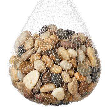 Preview: Dekosteine klein - Natursteine für stilvolle Deko - ca. 1kg - verschiedene Farben - ideal für Zengärten & Basteln - natürliches Material
