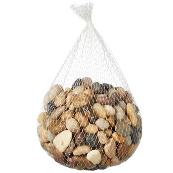 Dekosteine klein - Natursteine für stilvolle Deko - ca. 1kg - verschiedene Farben - ideal für Zengärten & Basteln - natürliches Material