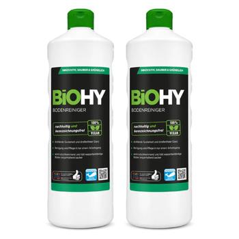 2er-Set Bodenreiniger Konzentrat 1L - vegan, pH 8,5 - für Parkett, Laminat, Fliesen & Linoleum - rutschhemmend, schnelltrocknend - Made in Germany