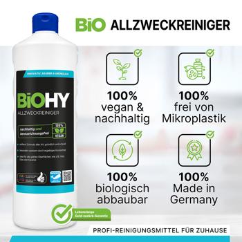 Preview: Reinigungsmittel-Set mit Glasreiniger, Allzweckreiniger, Bodenreiniger für Wischroboter, 100% vegan, je 1 Liter 