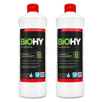 2er-Set WC-Reinigungsgel-Konzentrat, 100% vegan, pH 2,3, 1 Liter