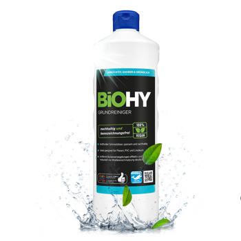 Preview: 2er-Set Boden- & Grundreiniger, 1 Liter - Vegan, nachhaltig, mikroplastikfrei - Hocheffektiv für Fliesen, Linoleum, PVC & Steinböden - Made in Germany