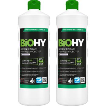 2er-Set Effektives Bodenreiniger Konzentrat für Wischroboter, Frühlingsduft, vegan, 1 L, biologisch abbaubar, schnell trocknend