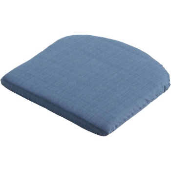 Stuhlkissen 46x48 cm Kobalt-Blau - Bequeme Sitzkissen für Esszimmer & Gartenstühle - 4,5 cm Dicke - UV-Schutz - Mit Befestigungsbändern - SG-20 Füllung