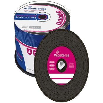 Vinyl-Look CD-R 700MB/80Min 52x, 2x 50er-Spindel, CD Rohling