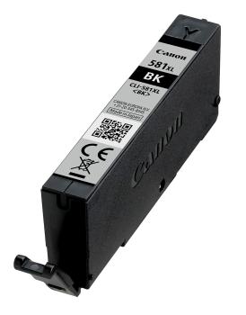 Canon Original-Tintenpatrone CLI-581BK XL - Schwarz - Hohe Ergiebigkeit & zuverlässige Druckqualität für Pixma TR/TS-Reihe - 8.3ml