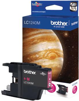 Original Brother LC1240M Tintenpatrone - Magenta Farbe für Brother Drucker - Hält bis zu 600 DIN A4-Seiten - Kompatibel mit DCP-J & MFC-J Modellen