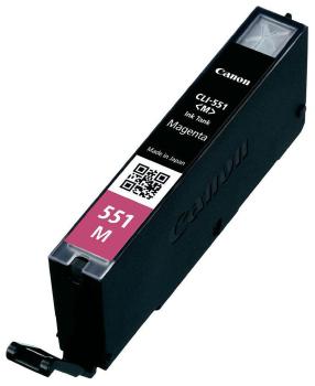 Preview: Original Canon Tintenpatrone CLI-551M - Magenta-Tinte für brillante Farbdrucke - Kompatibel mit Pixma IP 7250, MG 5450/6350, MX 725/925 - 7ml Füllmenge