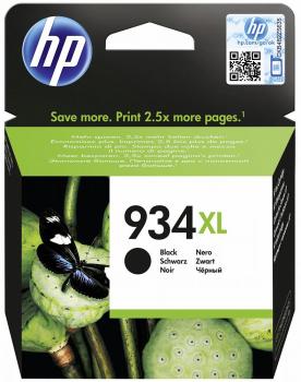 HP Original Tintenpatrone C2P23AE (No.934XL) schwarz XL - Zuverlässige Druckergebnisse - Für HP OfficeJet 6800/6200/6830 Serie - Bis zu 1000 DIN A4 Seiten