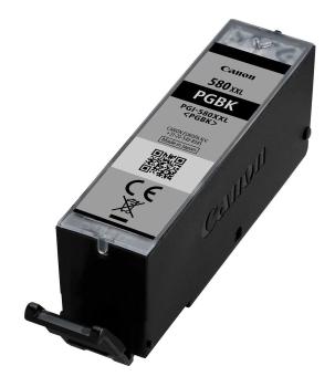 Original Canon PGI-580XXL BK Tintenpatrone - Schwarz, 26ml für scharfe Linien & brillante Farben - Kompatibel mit Canon Pixma TR/TS Serien