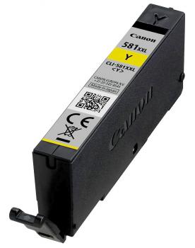 Canon CLI-581 XXL Tintenpatrone - Originaltinte für Pixma TR/TS Serie - Gelb, 12 ml - Zuverlässige Druckqualität & leuchtende Farbergebnisse