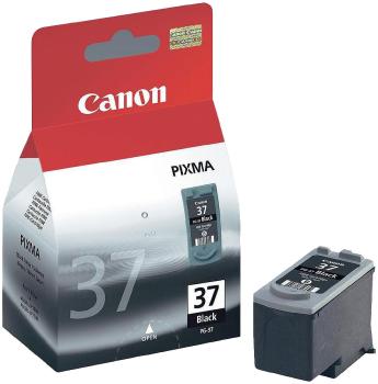 Canon Original Tintenpatrone PG-37 - Schwarz, 11 ml - Für bis zu 220 DIN A4-Seiten - Kompatibel mit Pixma IP/MP/MX Serien