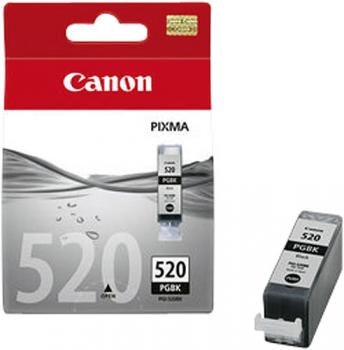 Original Canon PGI-520BK Tintenpatrone - Perfekte schwarze Tinte für optimale Druckergebnisse - 19 ml - Kompatibel mit Canon Pixma IP/MP/MX Modellen