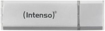 Preview: Intenso Ultra Line USB-Stick 128 GB - Schneller USB 3.0 Datentransfer für Dokumente, Fotos & Videos - Abwärtskompatibel USB 2.0 - Silber Alu-Gehäuse PC Mac