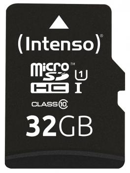 Preview: Intenso microSDHC-Speicherkarte Premium 32 GB - schnelle Lösung für Smartphone, Tablet, Kameras - UHS-I, Class 10/U1, 45/90 MB/s Lesen/Abrufen