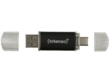 Preview: USB-Stick Twist Line 32 GB - Datenübertragung 70 MB/s für PC, Mac, Android - USB-C & USB-A 3.2 Gen 1x1 Aluminiumgehäuse - Anthrazit