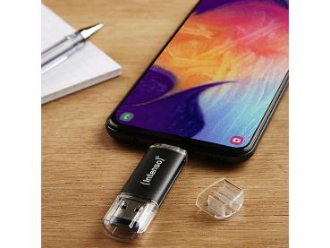 Preview: USB-Stick Twist Line, 128 GB mit USB 3.2 Typ A & USB Typ C