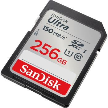 Preview: SanDisk Ultra SDXC-Karte 256 GB (SDSDUNC-256G-GN6IN) - Ideal für Kompaktkameras & Full-HD-Videos - 150 MB/s - Class 10/U1 - Robust & geschützt