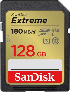 Preview: Extreme SDXC-Karte (SDSDXVA-128G-GNCIN), 128 GB, 180 MB/s, U1 / V30