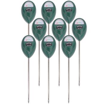 Preview: 9er-Set Feuchtigkeitsmessgerät für Pflanzenböden, Feuchtigkeitssensor / Hygrometer Pflanzenerde, zeigt präzise die Feuchtigkeit im Boden an