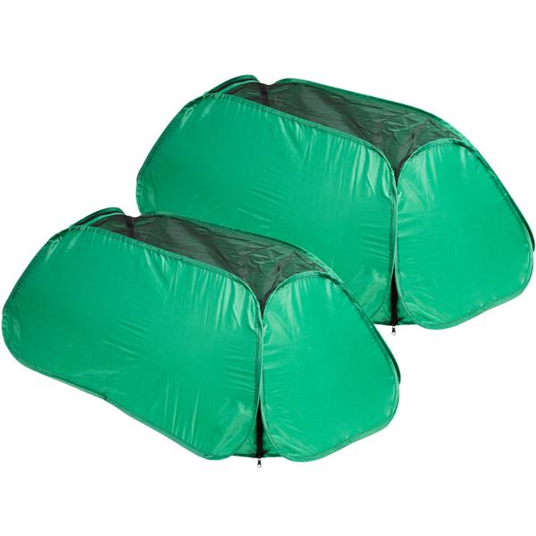 2er-Set Hochwertiges Schutztunnel-Gewächshaus zur Pflanzenanzucht, optimales Klima für schnelles Wachstum, ideal für Salat, Kräuter & Gemüse