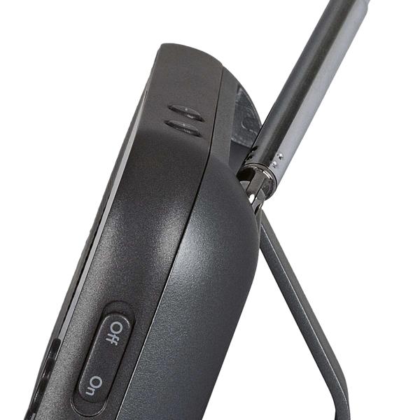 Tragbares DAB+ & UKW Kofferradio mit TFT-Farbdisplay, schwarz, kristallklarer Empfang & lange Akkulaufzeit