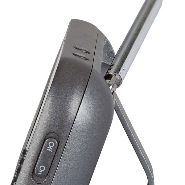 Tragbares DAB+ & UKW Kofferradio mit TFT-Farbdisplay, schwarz, kristallklarer Empfang & lange Akkulaufzeit