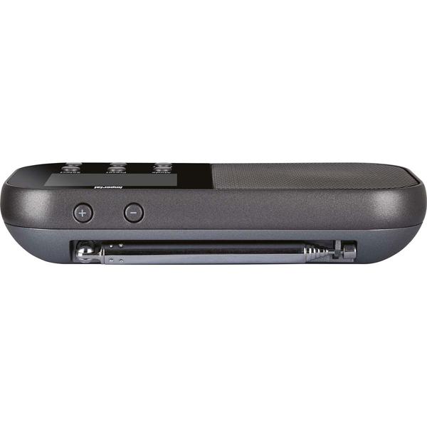 Tragbares DAB+ & UKW Kofferradio mit TFT-Farbdisplay, schwarz, kristallklarer Empfang & lange Akkulaufzeit