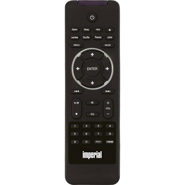 Stereo-Hybridradio in stylischem schwarz-weiss mit CD-Player, DAB+, Internetradio & Bluetooth 5.0 – Radio mit USB, 2x15W & Farbdisplay