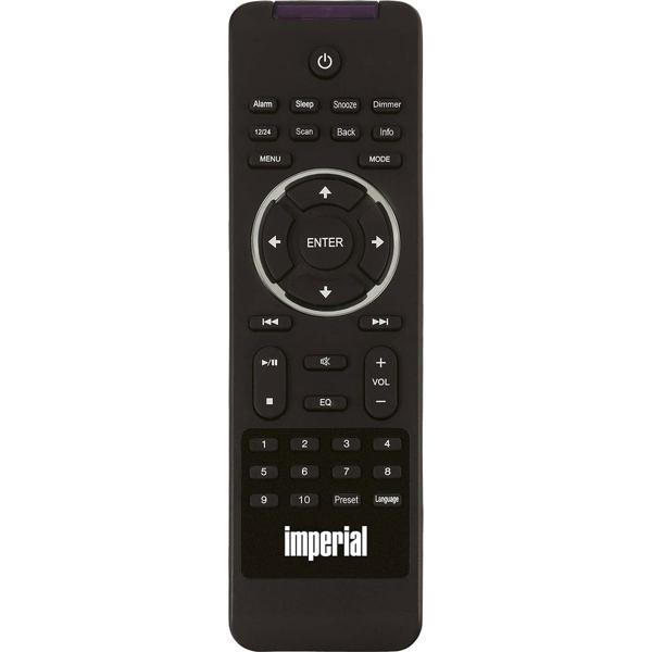 Hybridradio DAB+ & UKW mit Internetradio - Smart steuerbar via App, WLAN - USB-Port, Wecker, Timer, Wettervorhersage - Schwarz