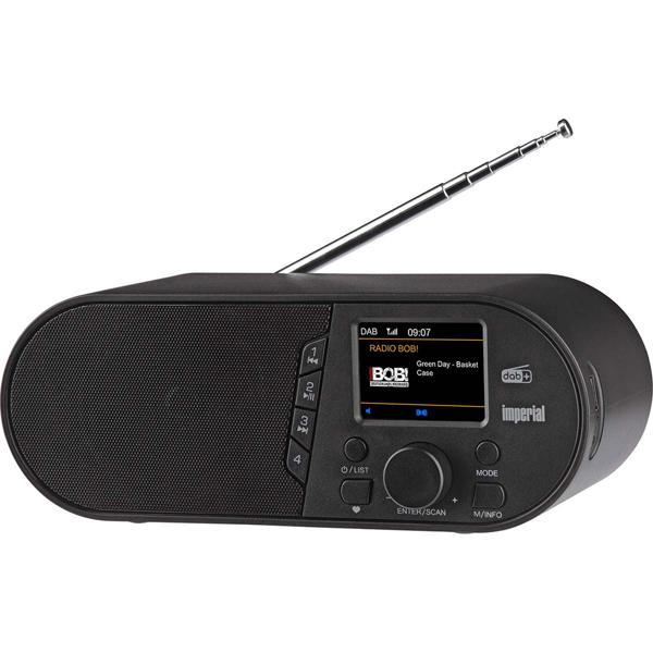 Kompaktes Digitalradio mit DAB+und UKW, Bluetooth 5.1, LCD-Farbdisplay, Wecker, 14 W, kristallklarer Empfang