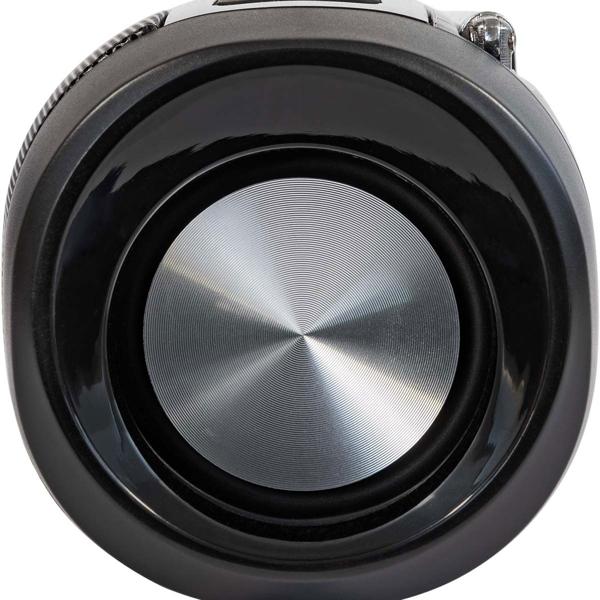 Kompaktes DAB+ & UKW Outdoor-Radio mit Teleskopantenne, schwarz, robust, wetterfest & mit langer Akkulaufzeit